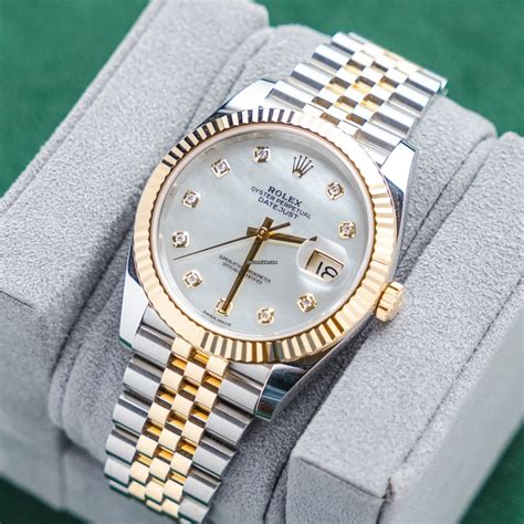 rolex datejust two tone price new|Rolex Datejust cost new.